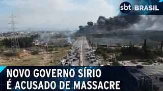 Novo governo da Síria é acusado de massacre de 700 civis de minoria xiita | SBT Brasil (08/03/25)