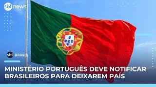 Mais de 5 mil brasileiros serão notificados para deixarem Portugal | SBT Brasil (03/06/25)