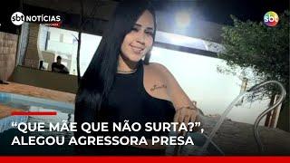 Mãe é presa após agredir bebê de 7 meses em SP; agressora filmou o próprio crime | #SBTNotícias