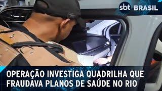 Quadrilha responsável por fraudar planos de saúde é alvo de operação | SBT Brasil (25/11/24)