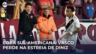 Na estreia de Diniz, Vasco perde e se complica na Sul-Americana | #SBTNews Manhã (14/05/25)