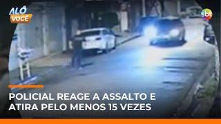 PM de folga reage a assalto e atira 15 vezes contra ladrões | #AloVoce