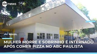 Mulher morre e sobrinho é internado após comer pizza em São José dos Campos (SP) | #SBTBrasil