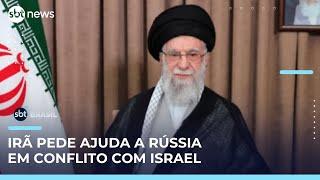 Líder Supremo do Irã pede que Rússia ajude país com mais intensidade | #SBTBrasil 