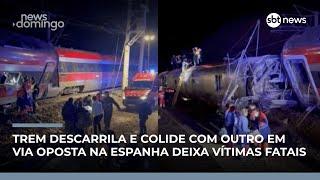 Acidente de trem deixa ao menos 21 mortos e 100 feridos na Espanha | #newsdomingo
