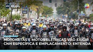 Motos elétricas e motonetas vão exigir CNH específica e emplacamento em 2026; entenda