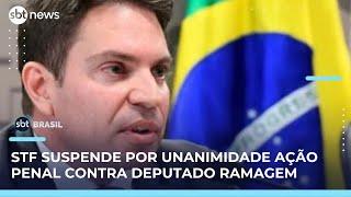 Câmara recorre ao STF para manter suspensão de ação penal contra Ramagem | SBT Brasil (12/05/25)