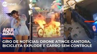 Bicicleta explode no meio da rua e deixa feridos em Guatemala; veja mais notícias | #AquiAgora