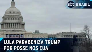 Lula cumprimenta Donald Trump e deseja "mandato exitoso" | SBT Brasil (20/01/25)