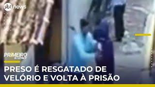 Preso é resgatado durante velório da avó e volta à prisão após quatro meses | #PrimeiroImpacto