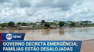 Governo do Acre decreta situação de emergência devido à cheia de rios | #SBTNews (12/03/25)