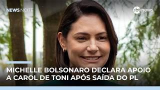 Michelle Bolsonaro declara apoio a Carol De Toni para o Senado | #NewsNoite