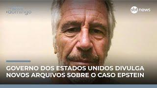 Novos arquivos do caso Epstein revelam fotos com celebridades e líderes políticos | #NewsDomingo