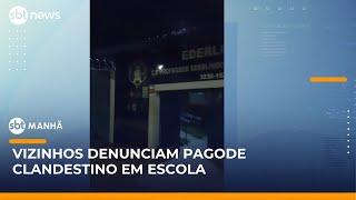 Escola é invadida e vira palco de pagode clandestino em Uberlândia | #SBTManhã