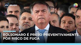 Jair Bolsonaro é preso preventivamente pela Polícia Federal; Moraes aponta risco de fuga