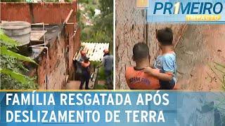 Família é resgatada após deslizamento de terra atingir casa | Primeiro Impacto (27/12/24)