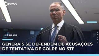 Defesas de generais rebatem denúncia no STF e criticam delação de Mauro Cid | #SBTBrasil 