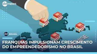 Empreendedorismo cresce no Brasil e franquias lideram expansão em 2025 | #SBTBrasil 