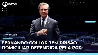 PGR defende concessão de prisão domiciliar ao ex-presidente Collor | SBT Brasil (30/04/25)