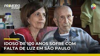 Idoso de 100 anos sofre com apagão em SP; 850 mil casas sem energia | #PrimeiroImpacto