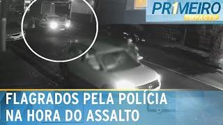 Bandidos são surpreendidos pela polícia durante assalto a motorista | Primeiro Impacto (26/12/24)