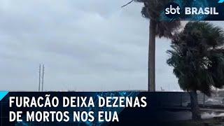 Furacão Helene deixa ao menos 40 mortos nos Estados Unidos | SBT Brasil (27/09/24)