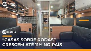 Motorhomes crescem até 11% ao ano no Brasil e viram estilo de vida | #SBTManhã