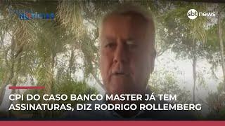 Deputado Rodrigo diz ter assinaturas necessárias para abrir CPI do caso master