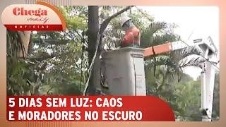 Há 5 dias sem luz, um drama diferente em cada região de SP | Chega Mais Notícias (16/10/24)