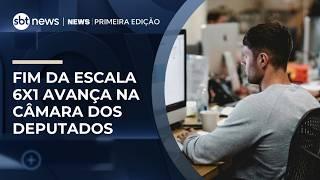 Fim da escala 6x1 avança após aprovação na CCJ | #NewsPrimeiraEdição