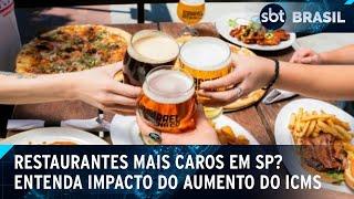 Aumento do ICMS deve refletir no aumento do preço de restaurantes e bares | SBT Brasil (16/12/24)