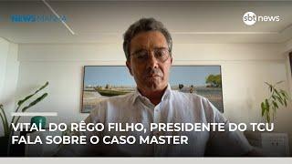 Exclusivo: Vital do Rêgo Filho, presidente do TCU fala sobre o caso Master | #NewsManhã
