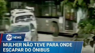 Mulher é morta ao ser atropelada por ônibus em Pirituba | #SBTNews (05/02/25)