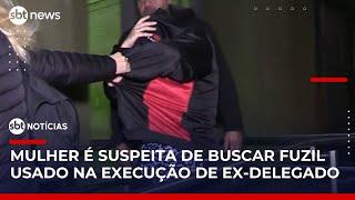 Justiça decreta prisão de suspeita envolvida em execução de ex-delegado de SP | #SBTNotícias