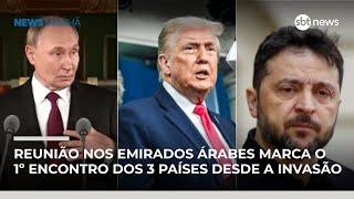 Rússia, EUA e Ucrânia se reúnem em 1ª reunião trilateral sobre a guerra | #NewsManhã