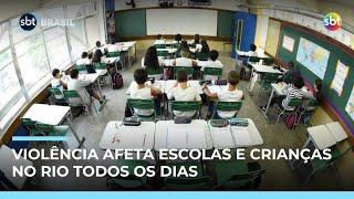 Rio registra um tiroteio a cada 4 horas; violência afeta escolas e crianças