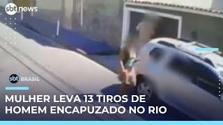 Mulher é baleada com 13 tiros na zona oeste do Rio; estado de saúde é gravíssimo | #SBTBrasil 