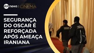 Segurança do Oscar é reforçada após ameaça iraniana | #CinemaNoSBTNews