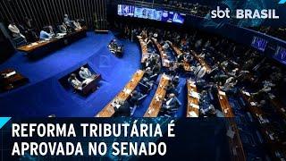 Senado aprova reforma tributária e zera impostos para carnes e cesta-básica | SBT Brasil (12/12/24)