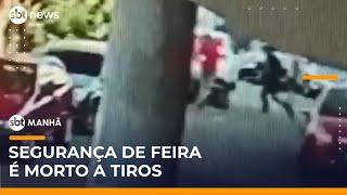 Segurança é morto durante assalto em feira na zona sul de SP | #SBTManhã