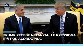 Trump recebe Netanyahu na Casa Branca e pressiona Irã por acordo nuclear