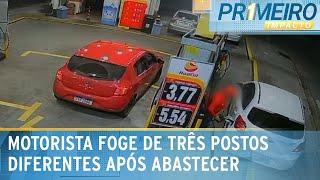 Homem abastece carro em três postos e foge de todos sem pagar | Primeiro Impacto (17/03/25)
