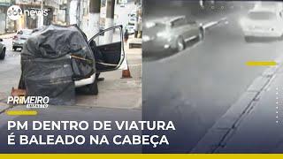 Policial é baleado na cabeça, dentro de viatura, na zona leste de SP | Primeiro Impacto (07/05/25)