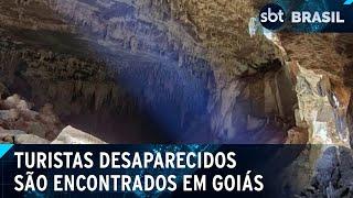 Turistas são encontrados 22 horas após desaparecerem em caverna de Goiás | SBT Brasil (01/07/24)