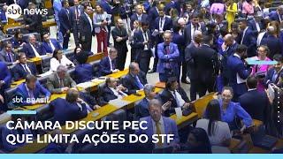 Câmara pode votar hoje a PEC da Blindagem que limita ações do STF contra parlamentares | #SBTBrasil