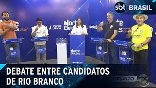 TV Norte Acre, afiliada do SBT, promove debate dos candidatos de Rio Branco | SBT Brasil (16/09/24)