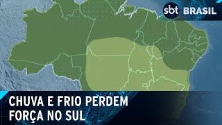Chuva deve diminuir no Sul do país neste domingo (19) - SBT Brasil (18/05/24)