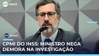 CPMI do INSS: Ministro diz que não avisou governo para manter sigilo da investigação | #SBTBrasil