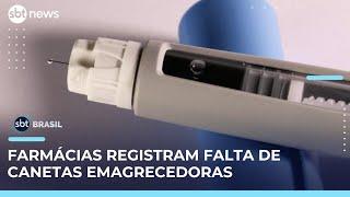 Falta de canetas para diabetes e emagrecimento afeta pacientes em todo o Brasil | #SBTBrasil 