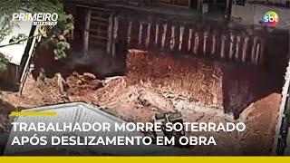 Trabalhador morre soterrado durante deslizamento em obra em Guarulhos (SP) | #PrimeiroImpacto